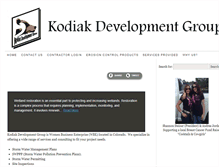 Tablet Screenshot of kodiakdevelopmentgroup.com